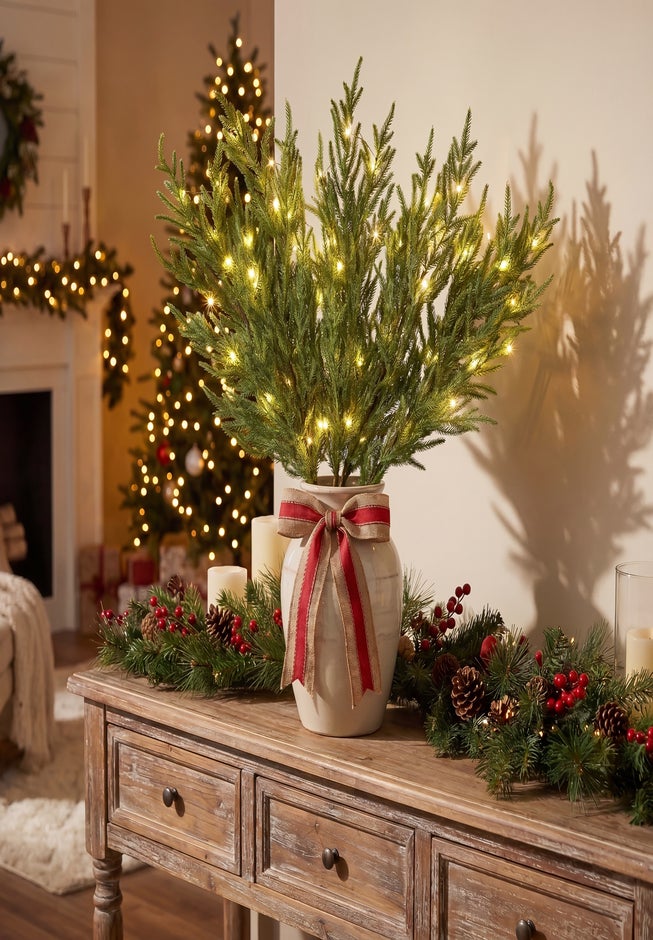 36"H Pre-lit Branches, Set of 5 image number 3