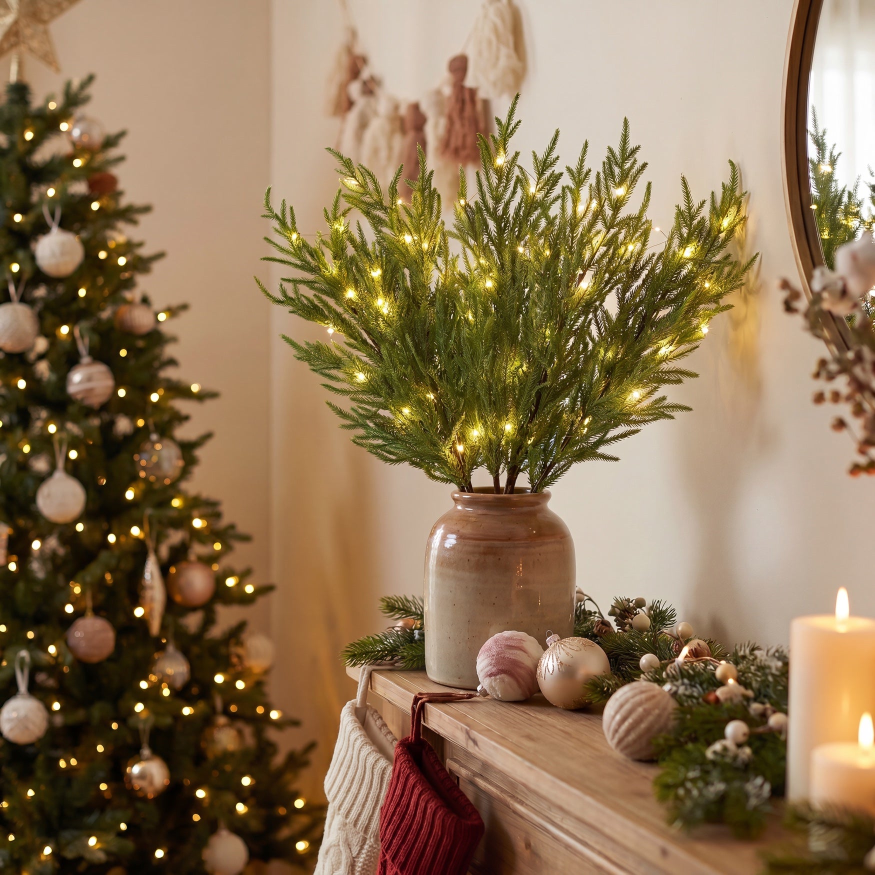 36"H Pre-lit Branches, Set of 5 image number 0