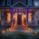 6 Ft. Mini Skeleton Curtain Light image number 1