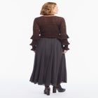 Seamed Chiffon Maxi Skirt image number 2