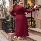 Belted Blazer Maxi Dress image number 1