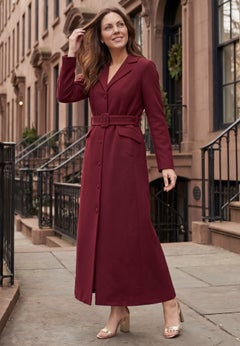 Belted Blazer Maxi Dress
