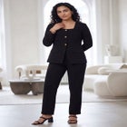 Stretch Crepe Square Neck Pantsuit image number 0