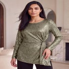 Asymmetrical Peplum Tunic image number 3