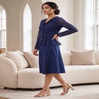 Peplum Lace Jacket Dress image number 2