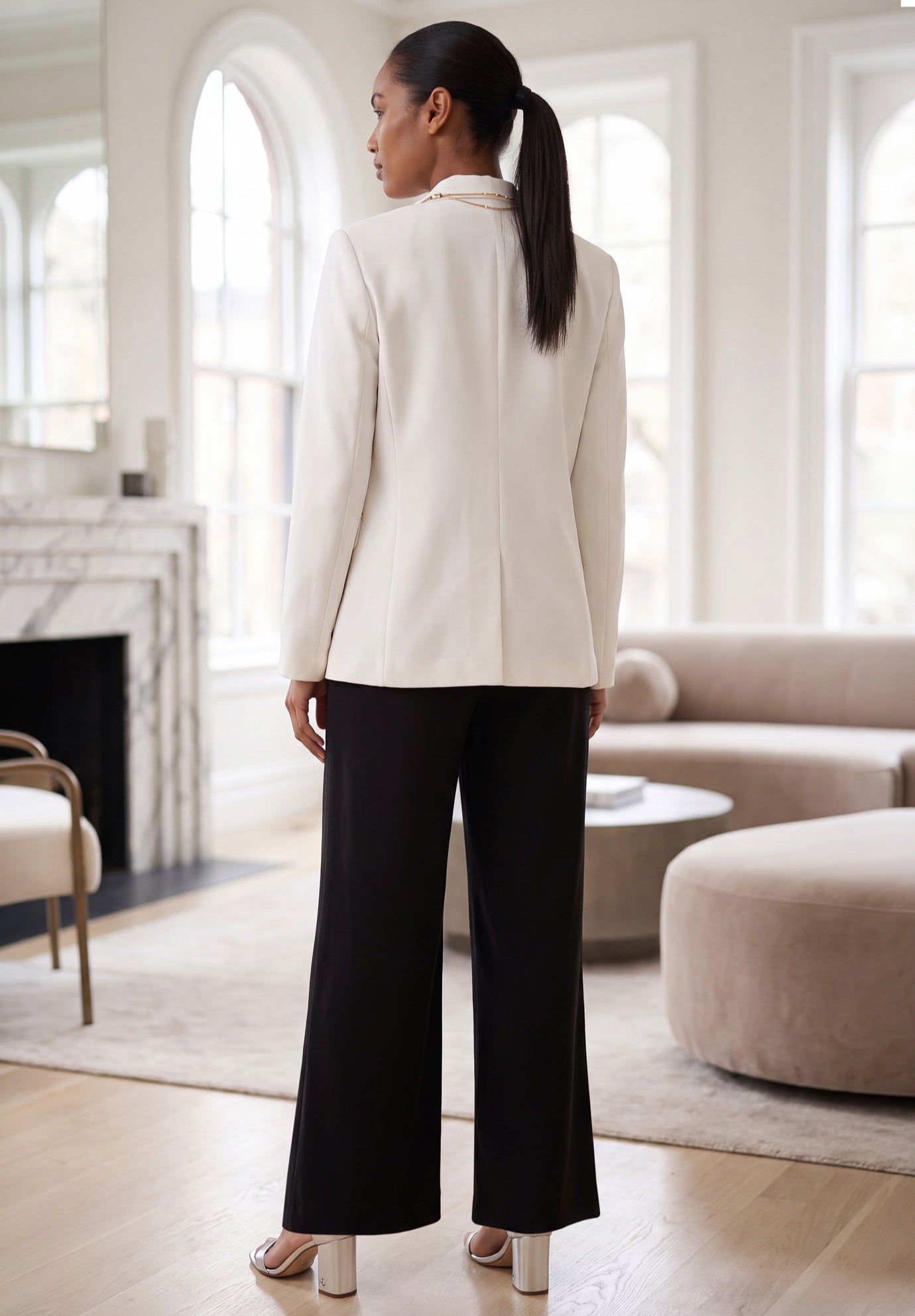 The Effortless Drawstring Wide-Leg Pant image number 1