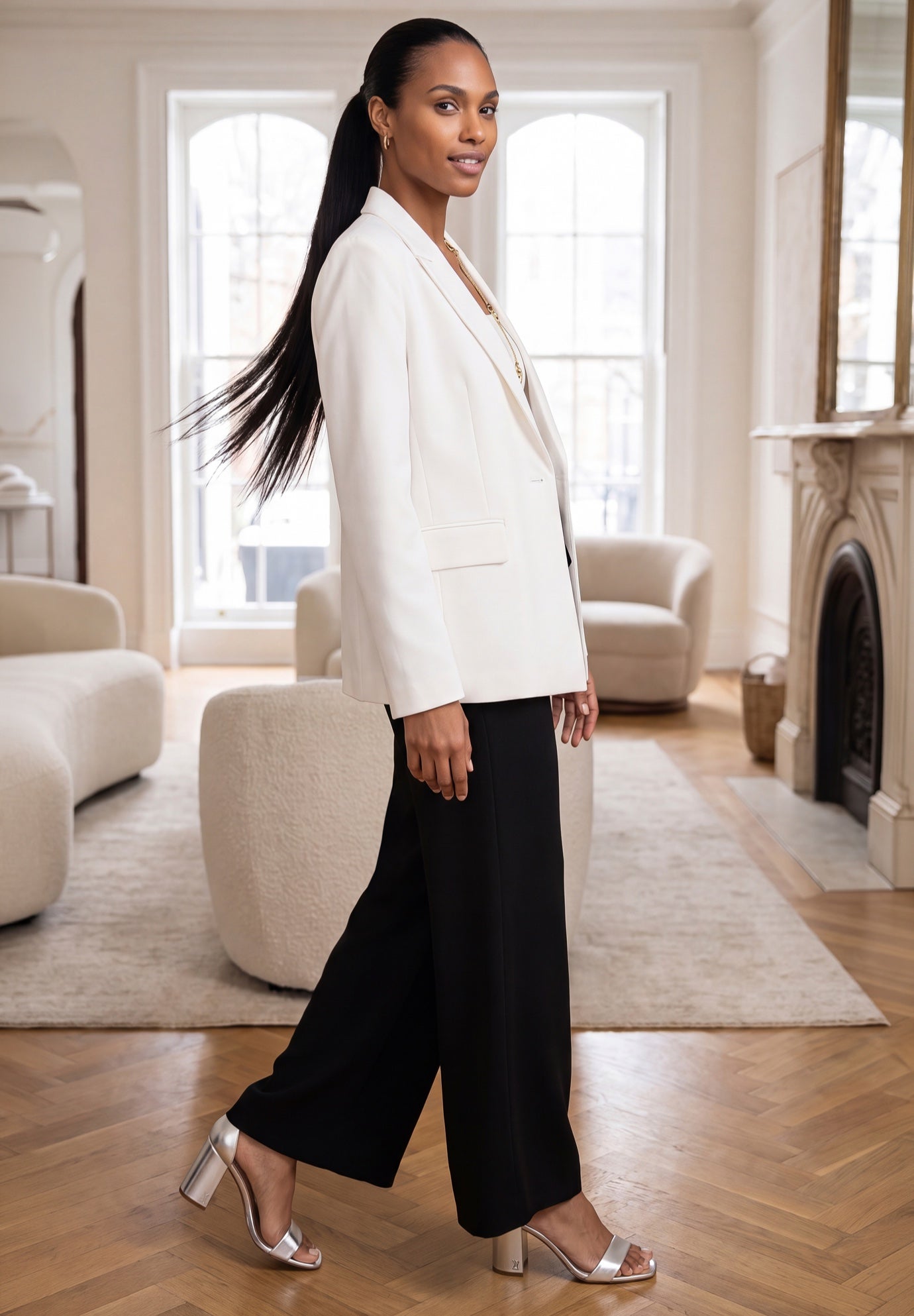 The Effortless Drawstring Wide-Leg Pant image number 2