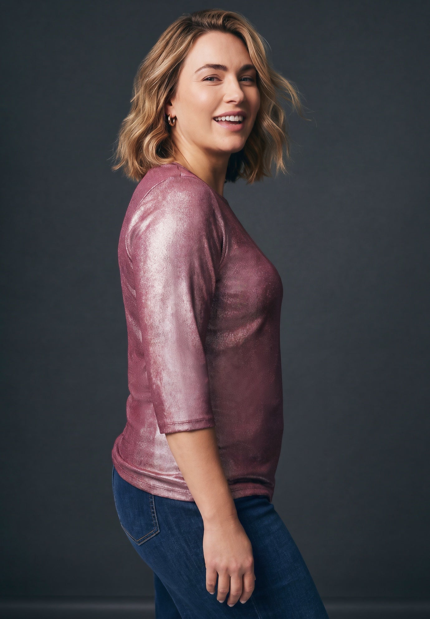 Maren Metallic Tee image number 2