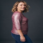 Maren Metallic Tee image number 2