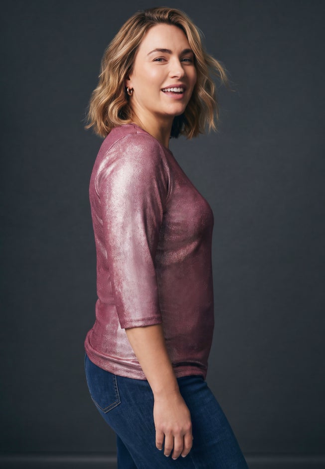 Maren Metallic Tee image number 2