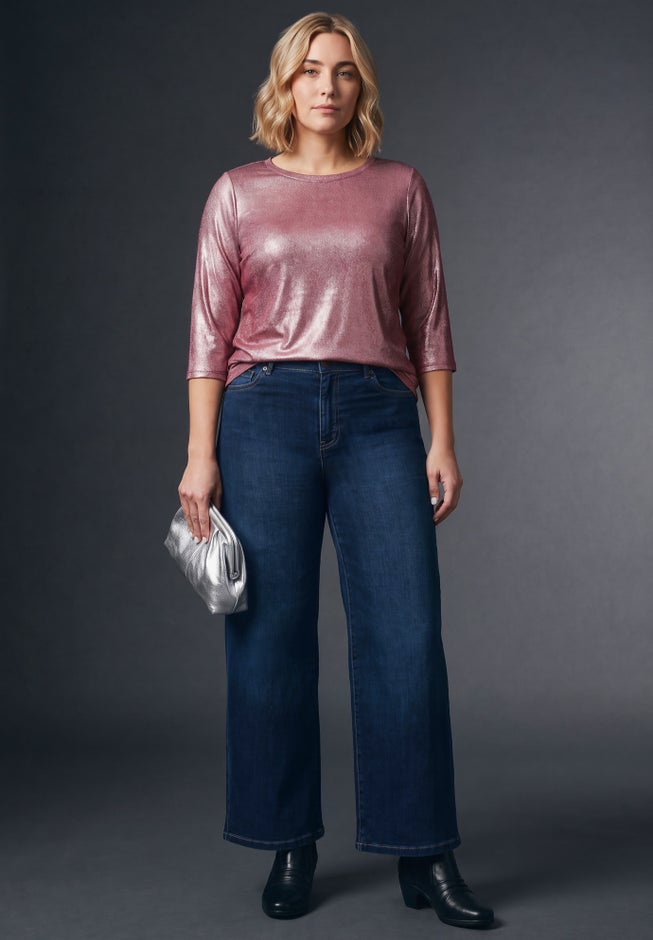 Maren Metallic Tee image number 3