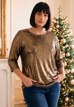 Maren Metallic Tee