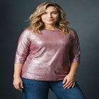 Maren Metallic Tee image number 0