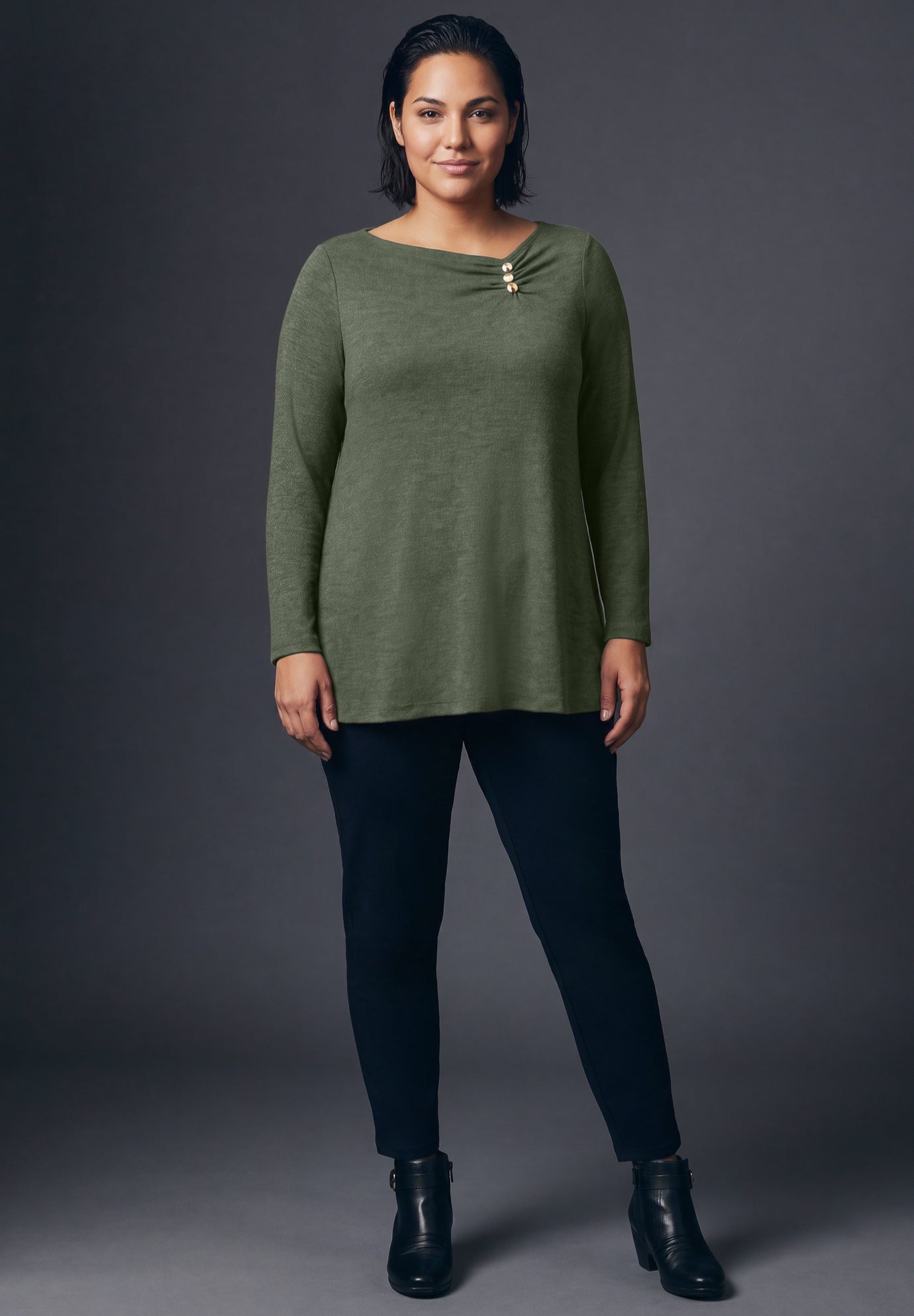 Della Hacci Shirred Tunic image number 0