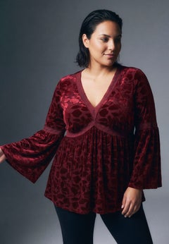 Lorelei Lace Burnout Top