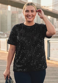 Katrina Sequin Tee