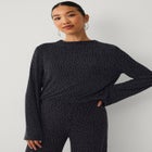 Embellished Boat Neck Top with Long Bell Sleeves image number 0