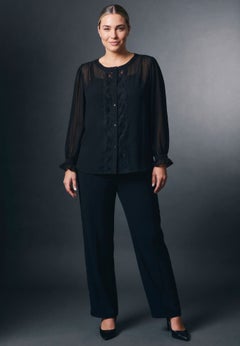 Liliana Lace Front Blouse