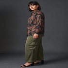 Cece Printed Button Up Blouse image number 2