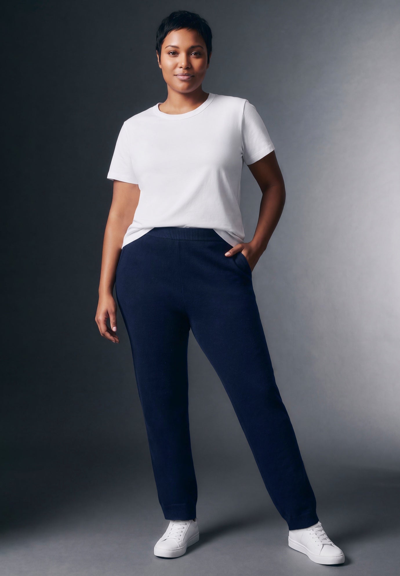 Sweater Knit Straight Leg Pant image number 1