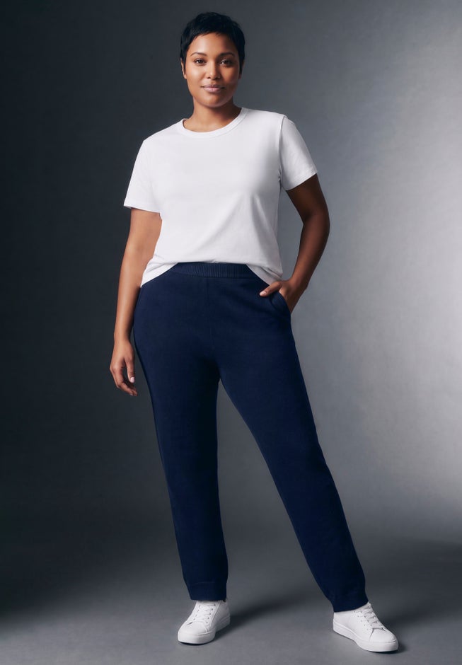Sweater Knit Straight Leg Pant image number 1