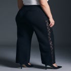 Liliana Ponte Lace Straight Leg Pant image number 1