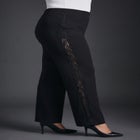 Liliana Ponte Lace Straight Leg Pant image number 2