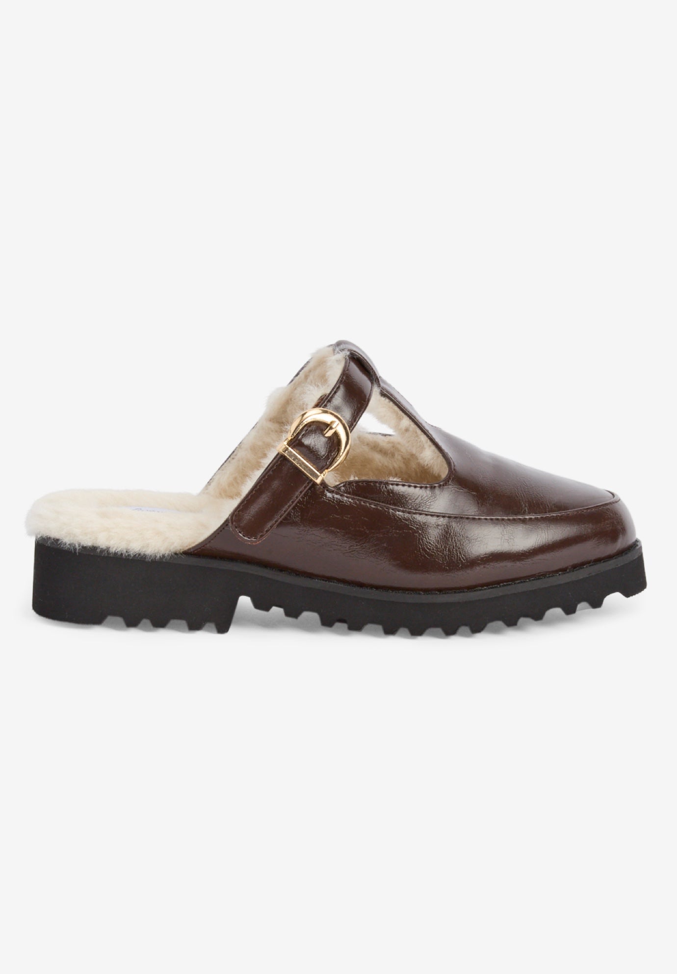 The Mabel Fur Lined Slip-On Mule image number 3