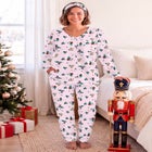 V-Neck Pajama Set & Headband image number 2