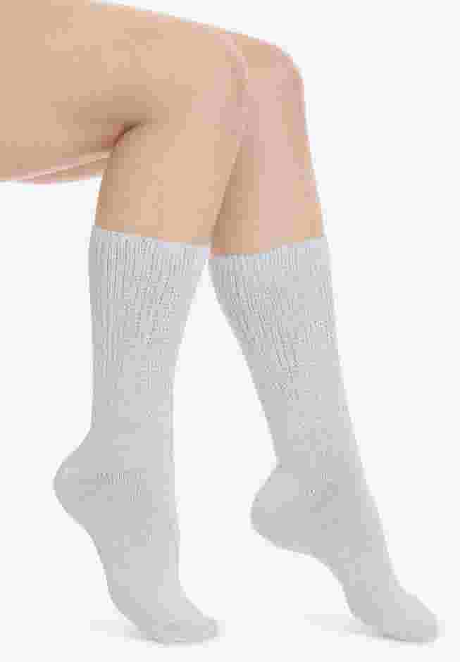 2-Pack Open Weave Extra Wide Socks image number 0