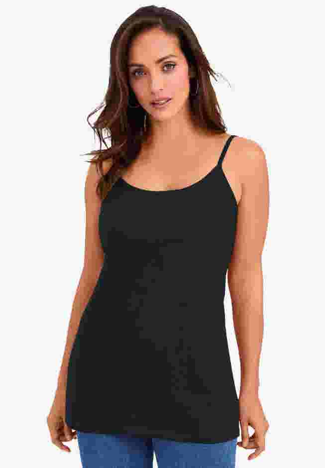 Stretch Cotton Cami image number 0