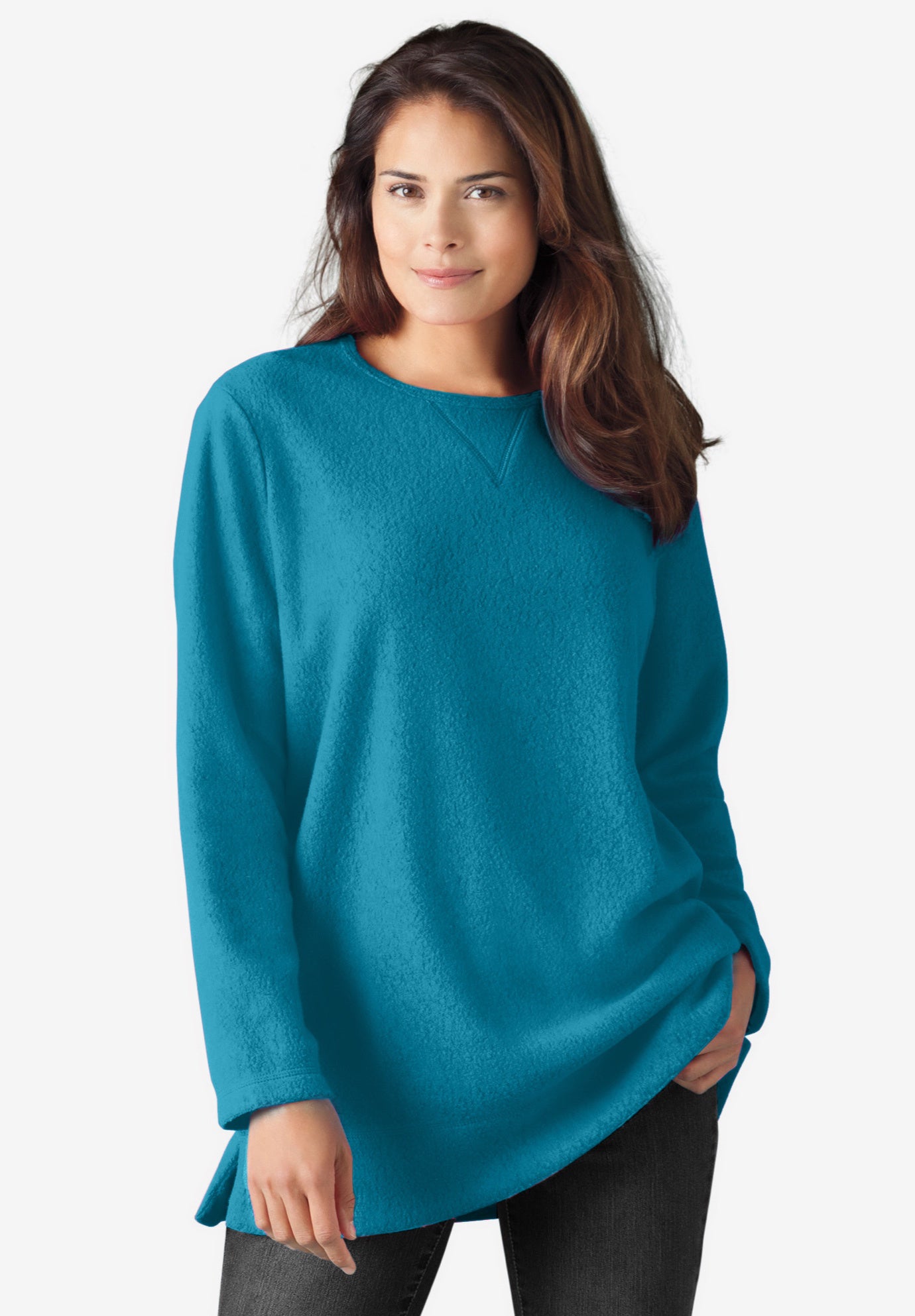 Crewneck Ultra Soft Sherpa Sweatshirt image number 0