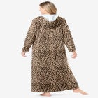 Long Hooded Fleece Sweatshirt Robe image number 1