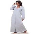 Long Hooded Fleece Sweatshirt Robe image number null