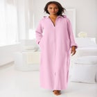 Long Hooded Fleece Sweatshirt Robe image number null