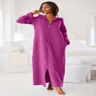 Long Hooded Fleece Sweatshirt Robe image number null
