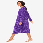 Long-Sleeve Henley Print Sleepshirt image number null