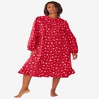 Cotton Flannel Print Short Gown image number 0