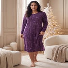 Thermal Henley Sleepshirt image number 0