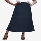 Stretch Denim Jegging Skirt image number null