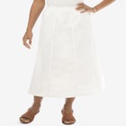 Stretch Denim Jegging Skirt image number null