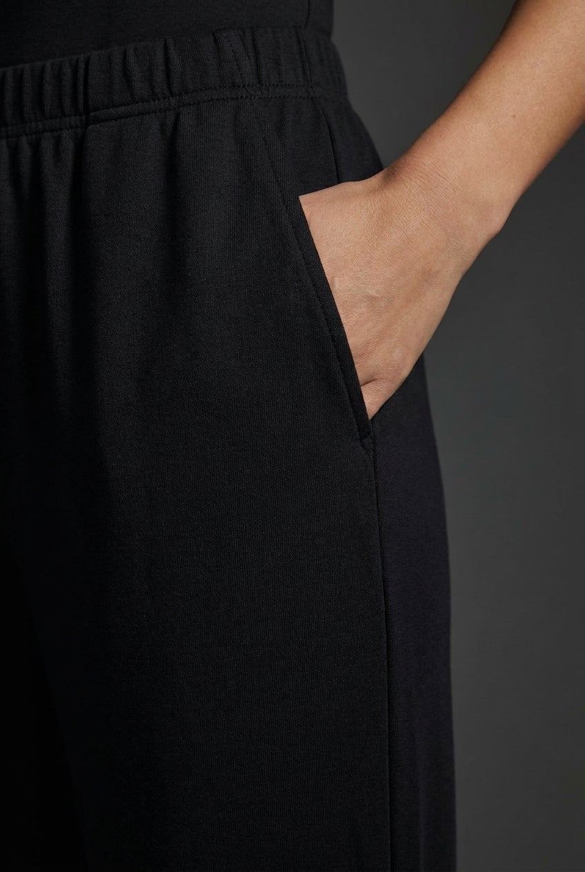 7-Day Wide-Leg Elastic-Waist Stretchy Knit Pant image number 3