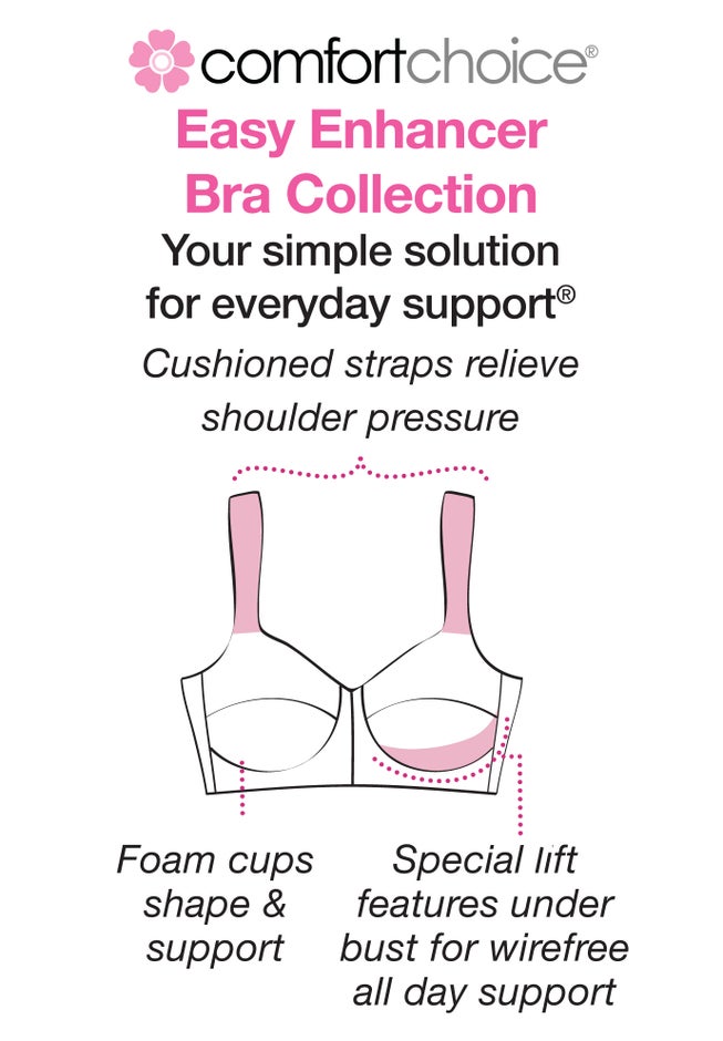 Easy Enhancer® Lace Wireless Bra  image number 3