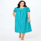 Short Print Shirred Lounger image number null