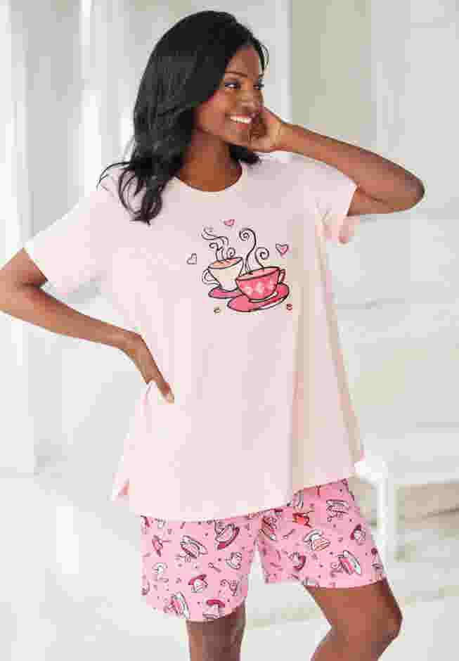Knit PJ Short Set image number 5