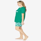 Knit PJ Short Set image number null