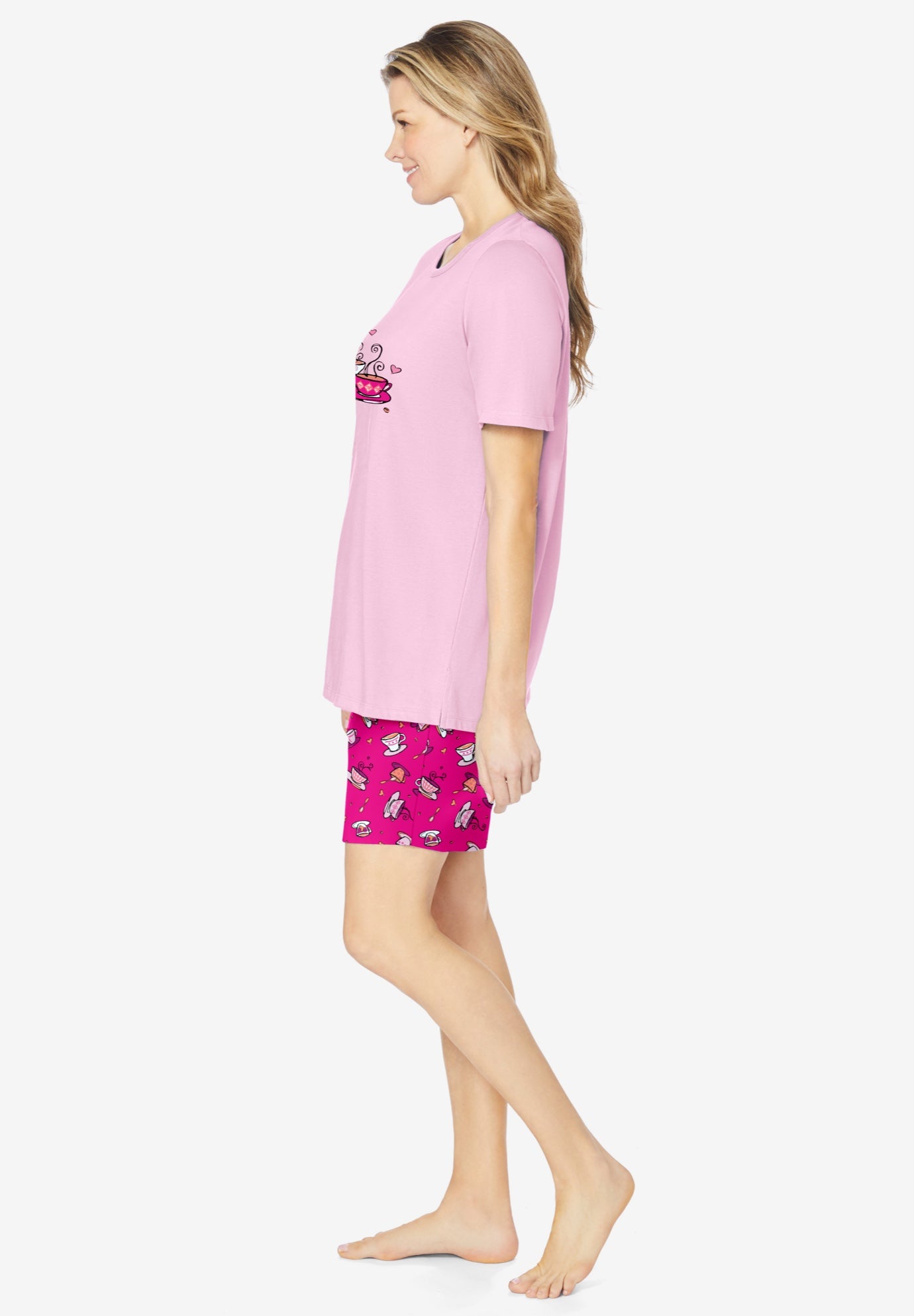 Knit PJ Short Set image number 2