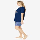 Knit PJ Short Set image number null