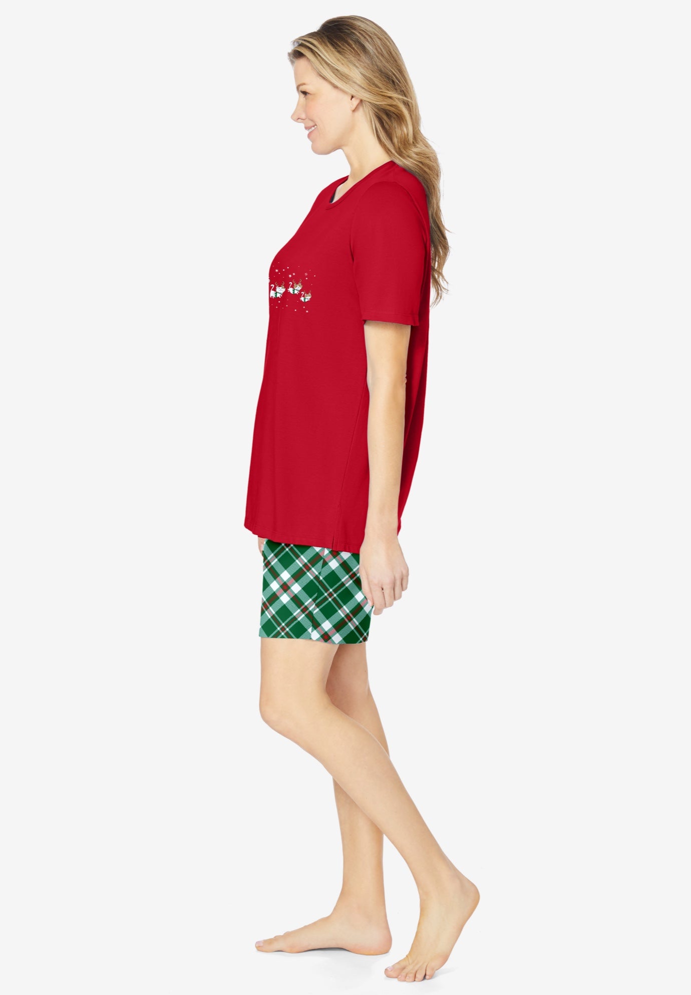 Knit PJ Short Set image number 2