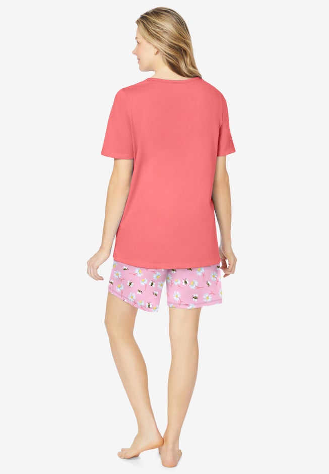 Knit PJ Short Set image number 1